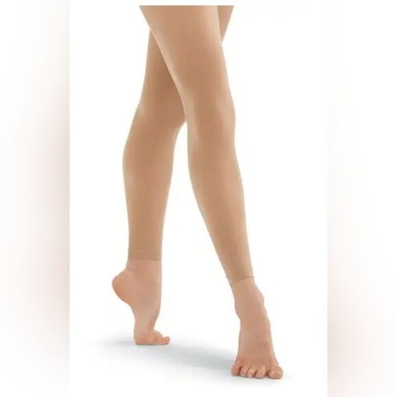 BALERA Dancewear Footless Ballet Tights LT Suntan - Picture 12 of 12